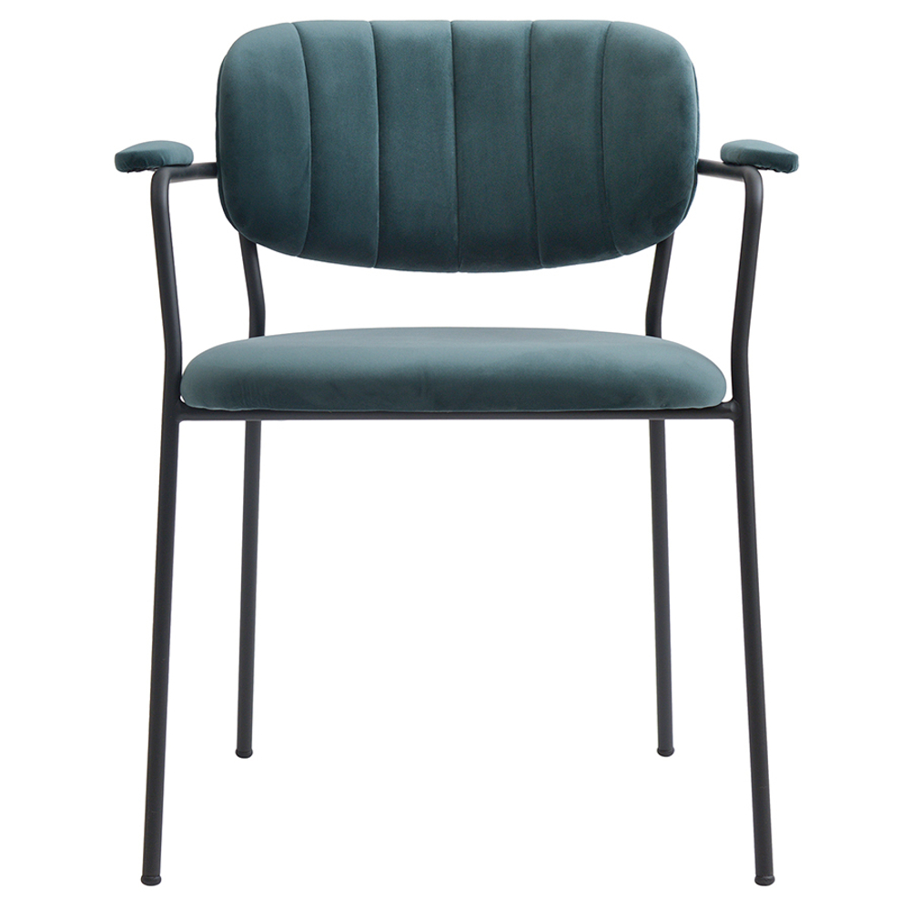 Стул eirill, велюр, зеленый