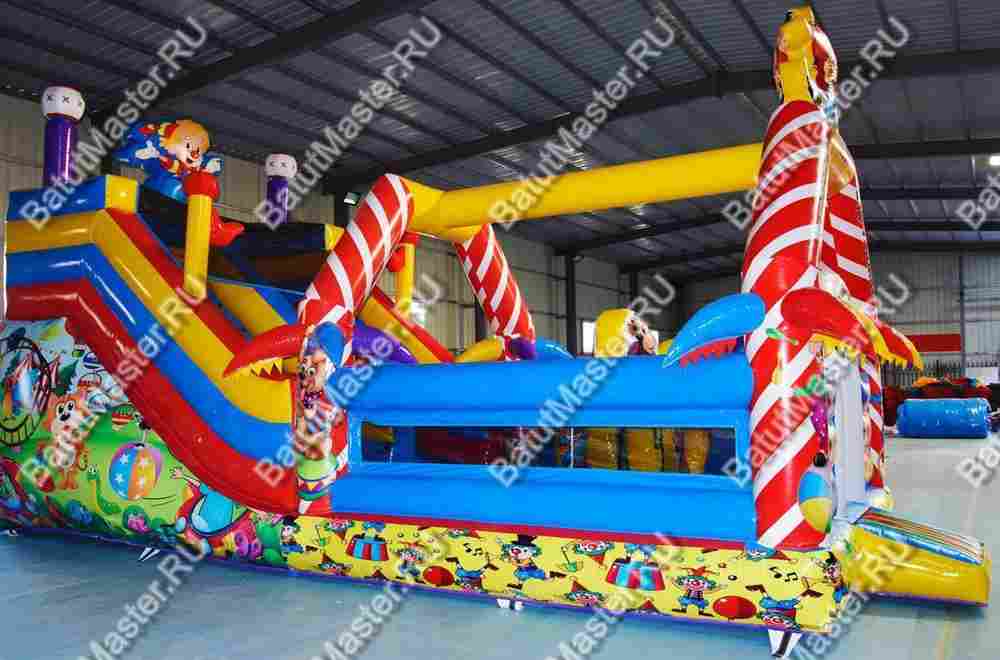 Батут "Цирковое шоу", 8*4*5 м