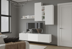 Тумба под телевизор Сириния, белый снег