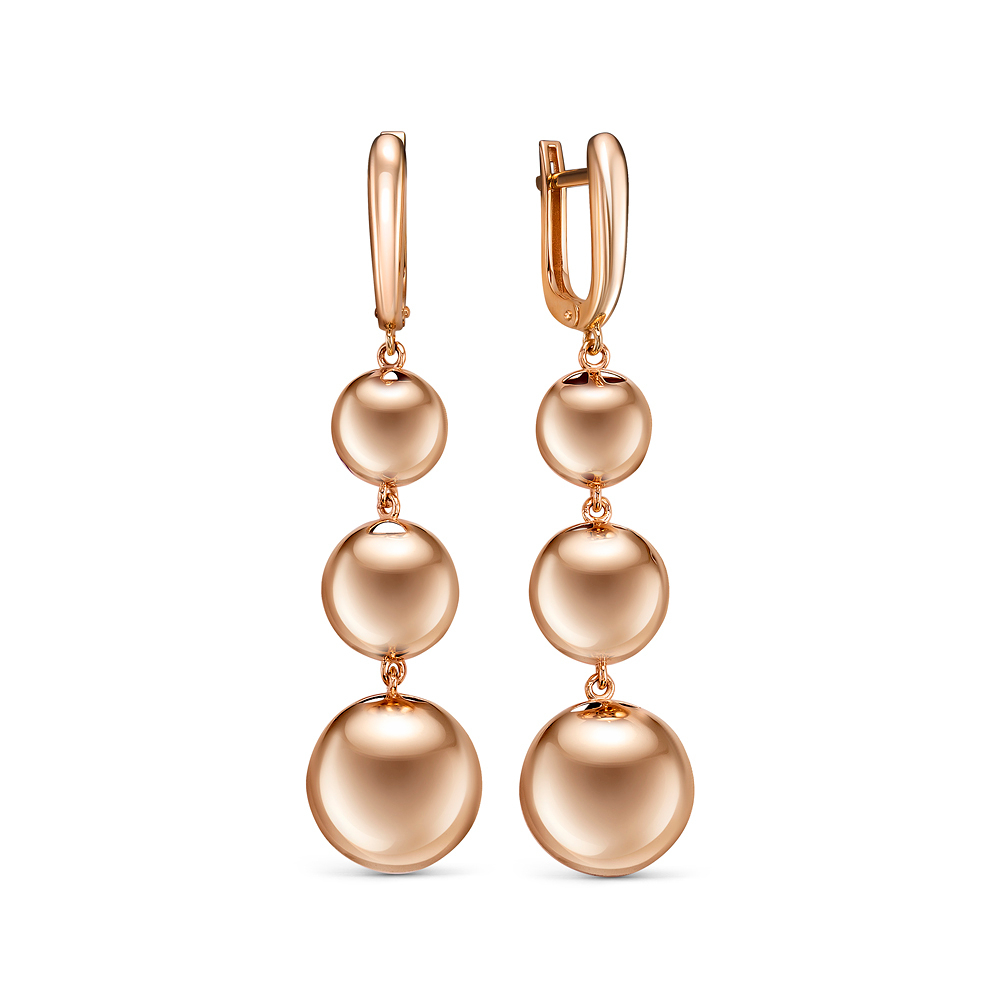 Серьги из золота 585 пробы