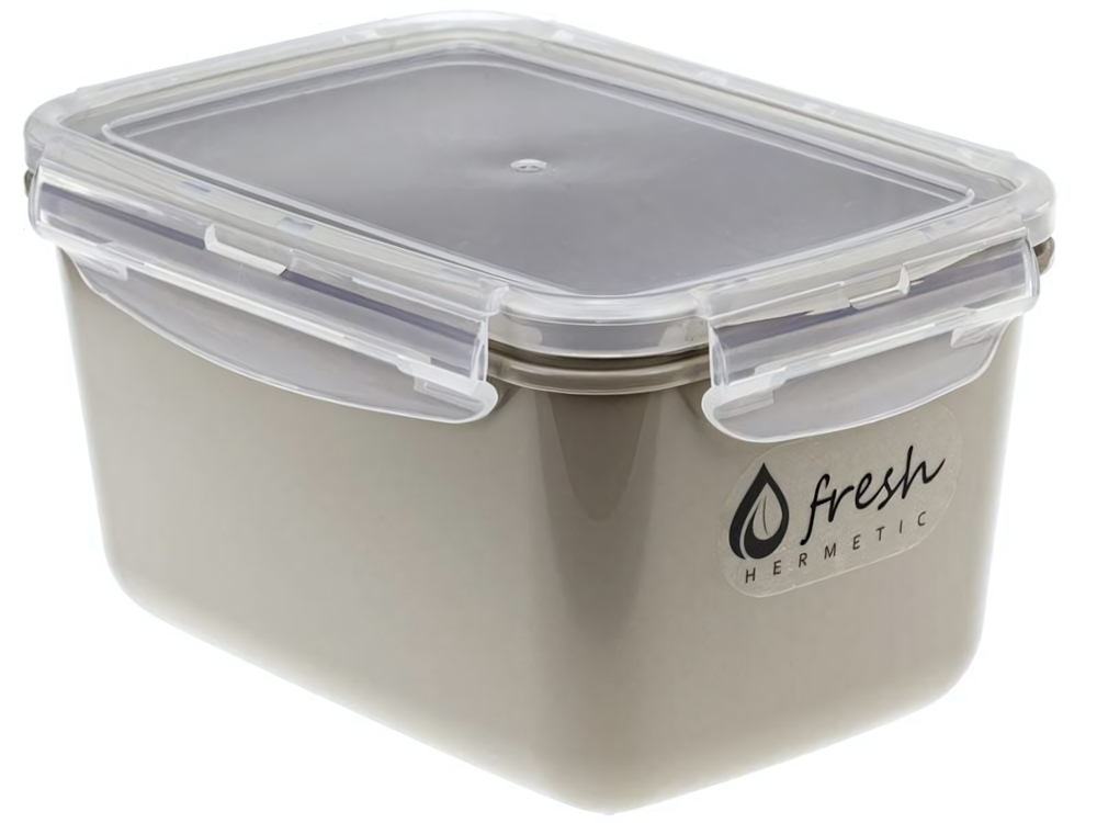 Емкость для продуктов 1,3л ФРЕШ герметичная (капучино)