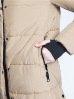 Куртка зимняя удлиненная с капюшоном