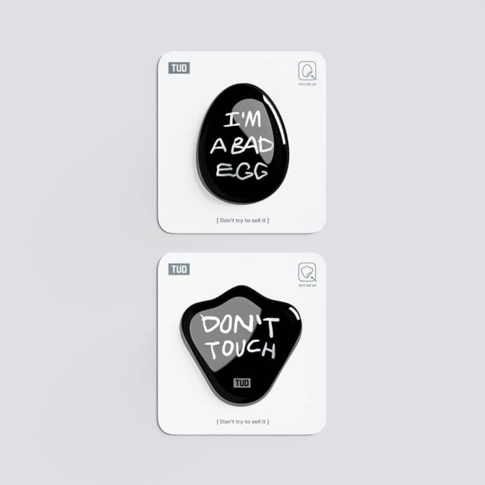 TUD TOY The Ugly Duck x TUD BAD EGG BLACK СТАТУЭТКА ДЕКОРАТИВНАЯ