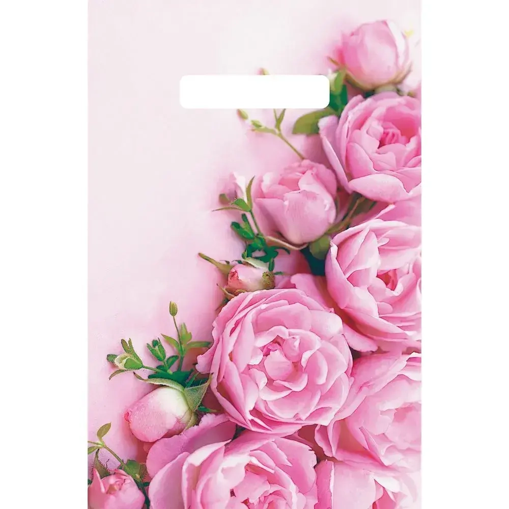 Пакет с вырубной неусиленной ручкой 20см(Ненси) Артпласт (х100/ (упаковка 100 шт. (комплект 100 шт)