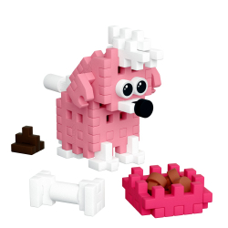Marioinex - Мини-конструктор Waffle POCKET PETS PUPPIES Пудель 47 элементов 907856