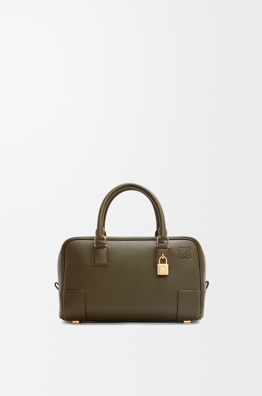 Loewe Сумка Amazona 23 из телячьей кожи наппа, темный хаки