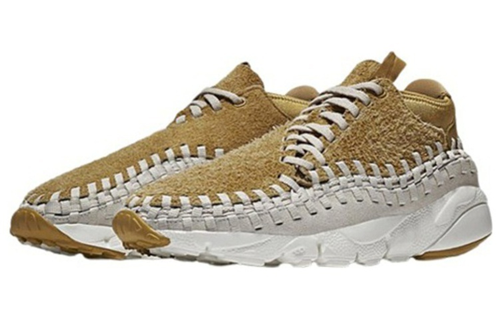Кроссовки Nike Woven Chukka Flat Gold