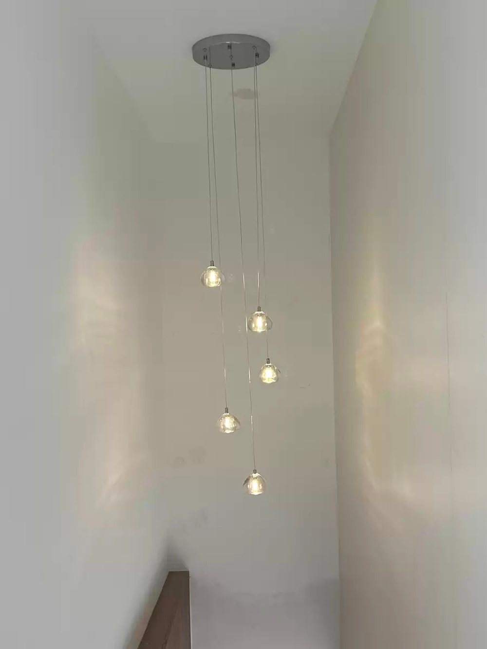 Pendant design lamp Mizu by Terzani (5 suspension)