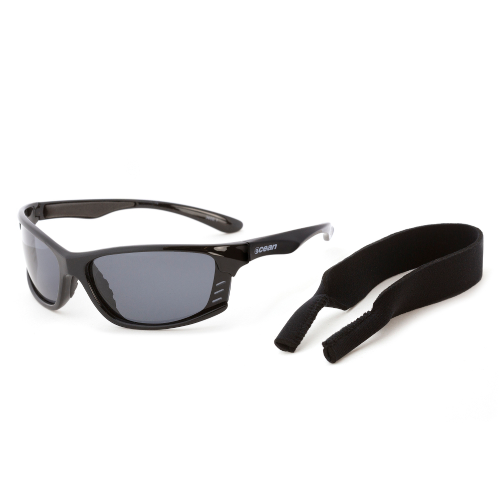 Спортивные очки OCEAN Cyprus / Shiny black / Smoke Polarized lenses