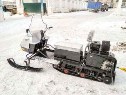 Мотобуксировщик "РАЗГУЛЯЙ-15 СТАНДАРТ" с лыжным модулем