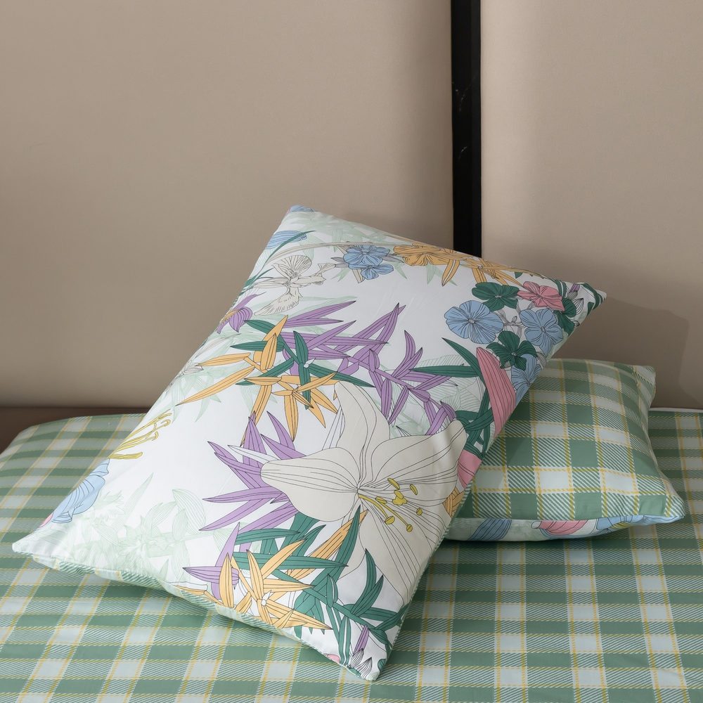 Комплект постельного белья Делюкс Сатин 100% хлопок L602