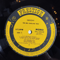 Винтажная виниловая пластинка LP The Red Garland Trio Groovy (Japan 1976) (Obi)