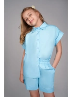 Костюм для девочки летний шорты рубашка