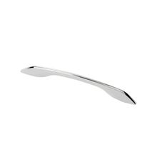 Ручка-скоба, 160 (192) мм, белый/хром