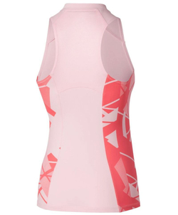 Женский топ теннисный Mizuno Daybreakers Printed - barely pink