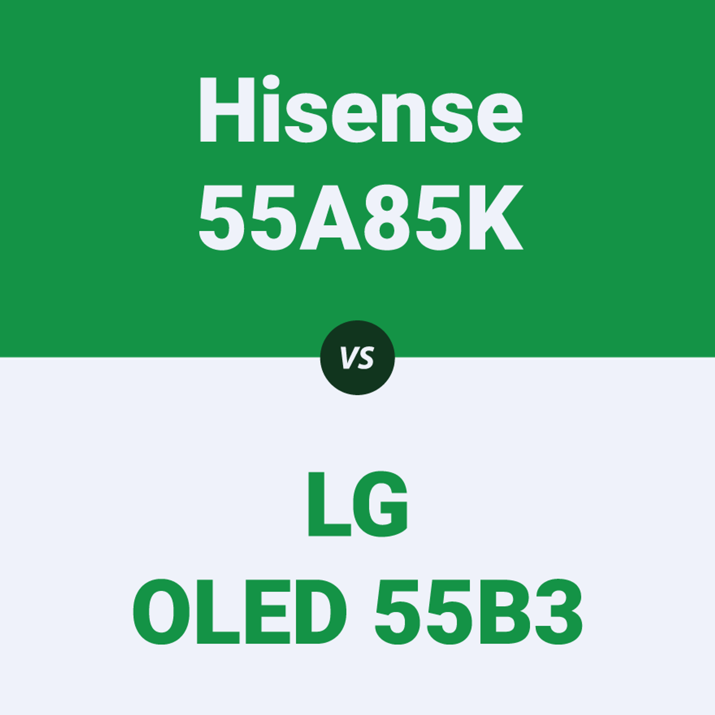 Сравнительный обзор телевизора HISENSE 55A85K и LG OLED 55B3