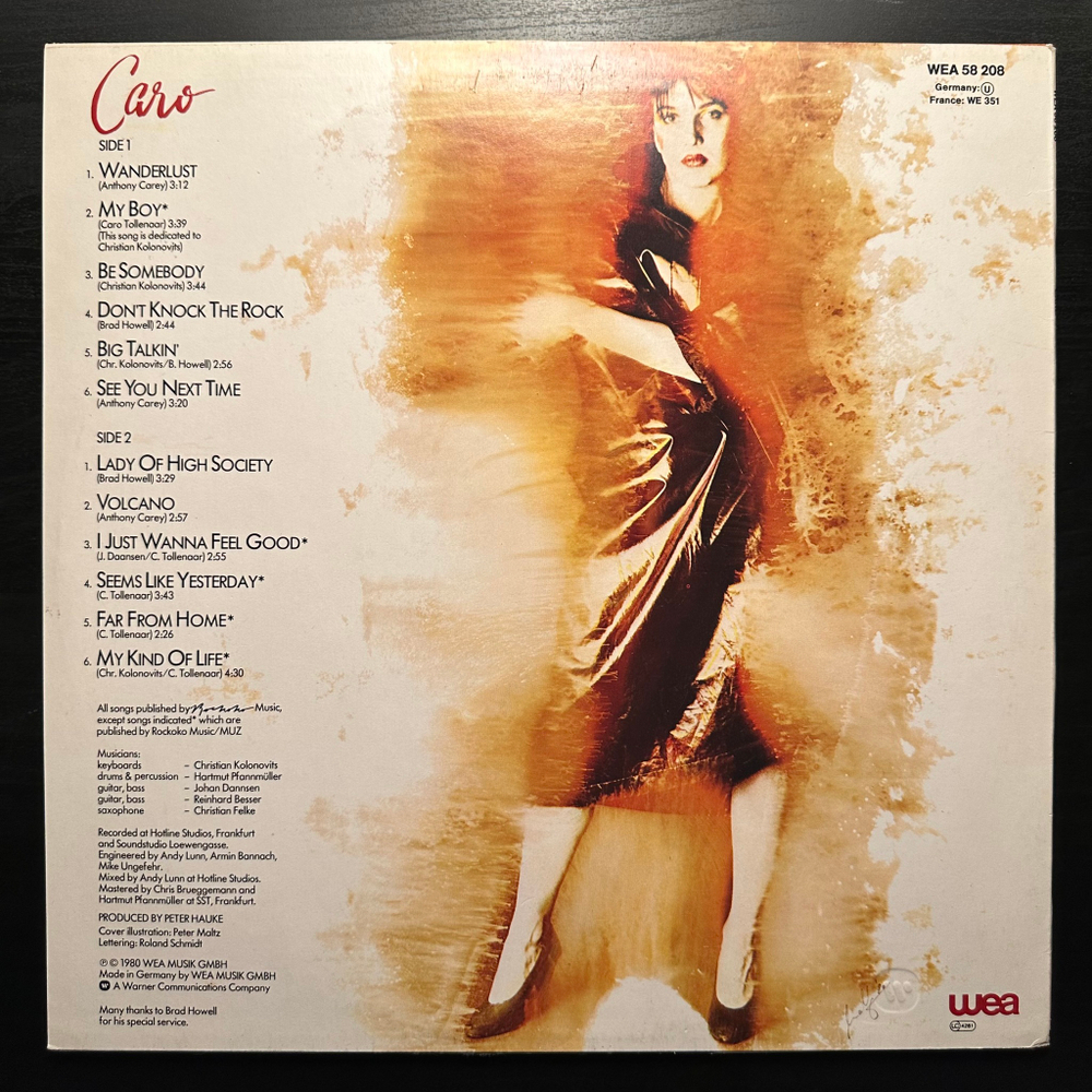Caro - Caro (Германия 1980г.)