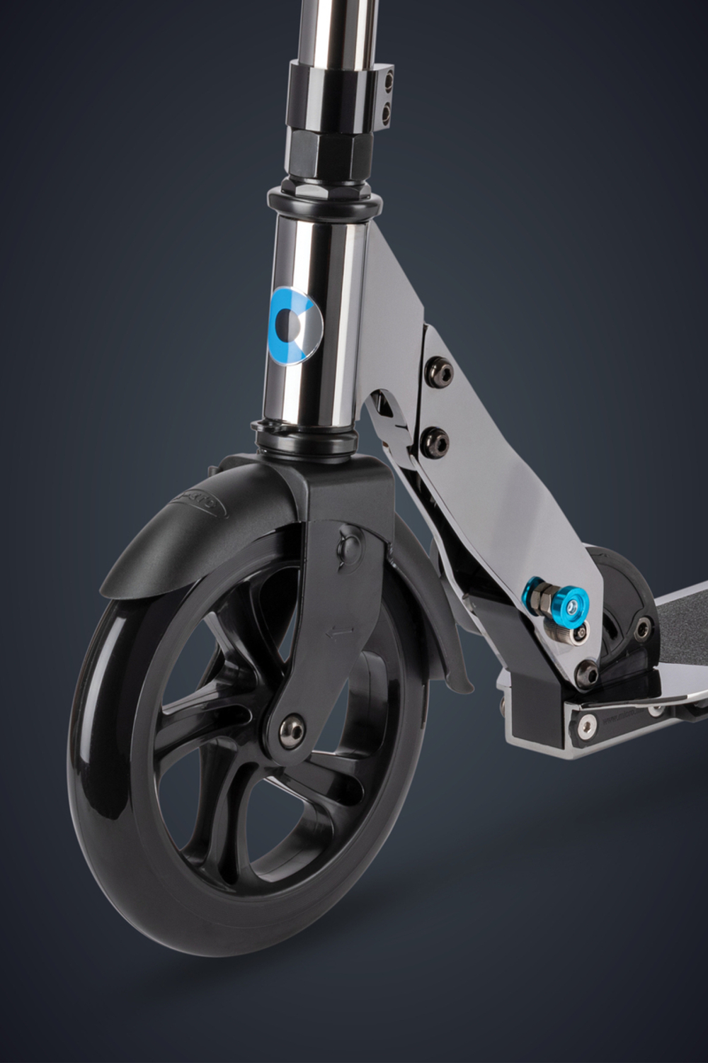 Самокат Micro Classic неохром черный