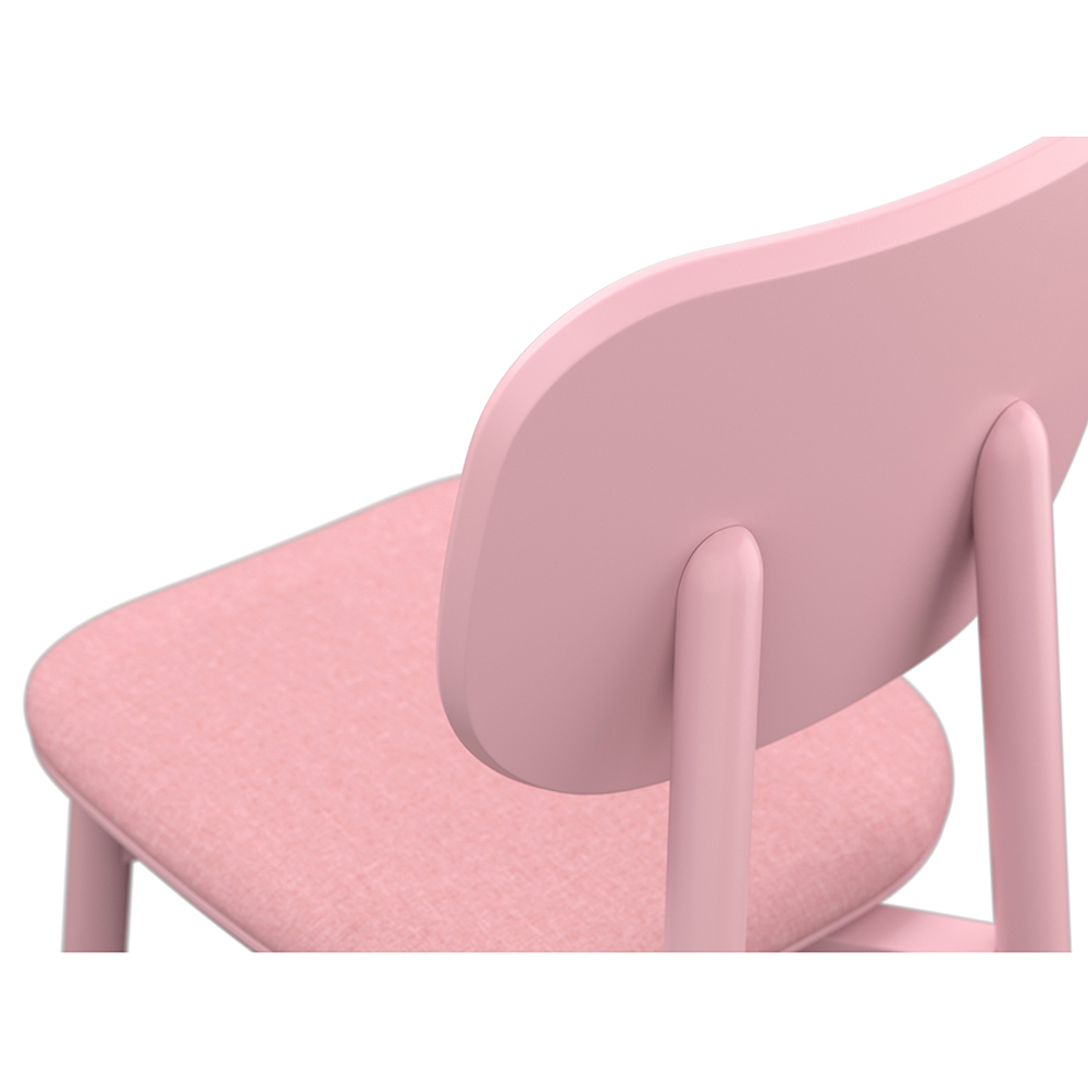 Стул saga, рогожка, розовый