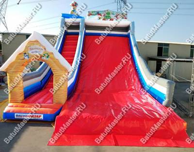 Батут "Зимняя горка" 12.5*8*8.5 м