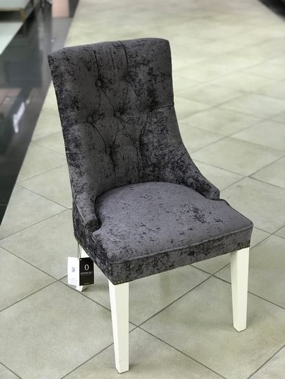 Стул Давос (дуб/тон 344/ткань Velvet Lux 18)