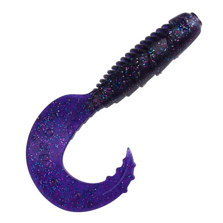 Приманка ZUB-HIBINA 140мм(5,5")-3шт, (цвет 610) фиолетовый с блестками
