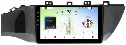 Магнитола для KIA Rio 4, Rio X-Line 2017-2020 (рамка без кнопки) - Teyes CC4L монитор 9" IPS, Android 14, Быстрая, Snapdragon 662, CarPlay, 4G SIM-слот