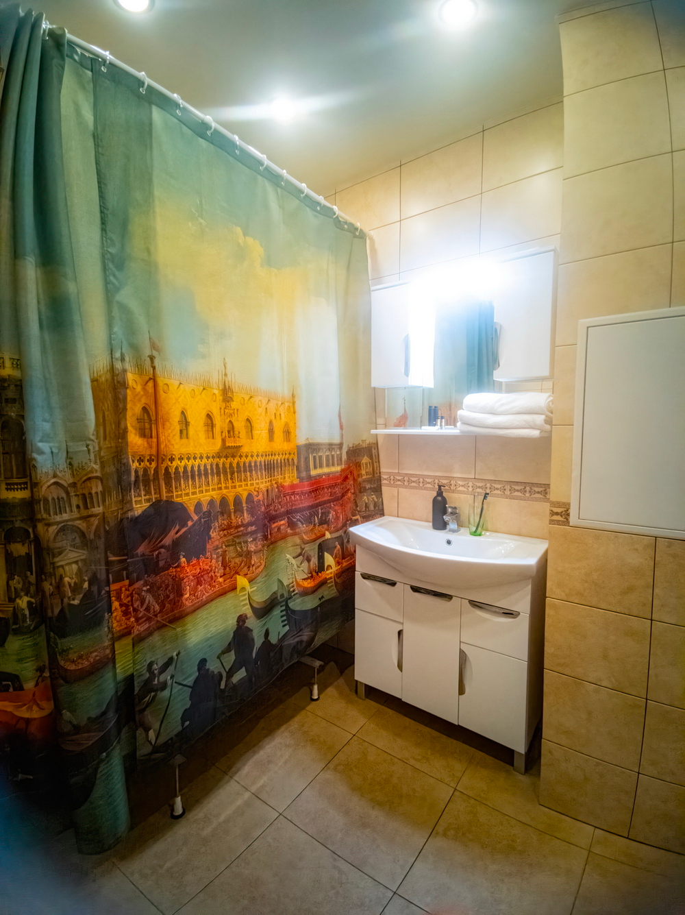 Комплект штор "Роскошная Венеция", по мотивам живописи итальянского художника Каналетто, картина «Возвращение Бучинторо к молу у Дворца дожей», около 1730 г.