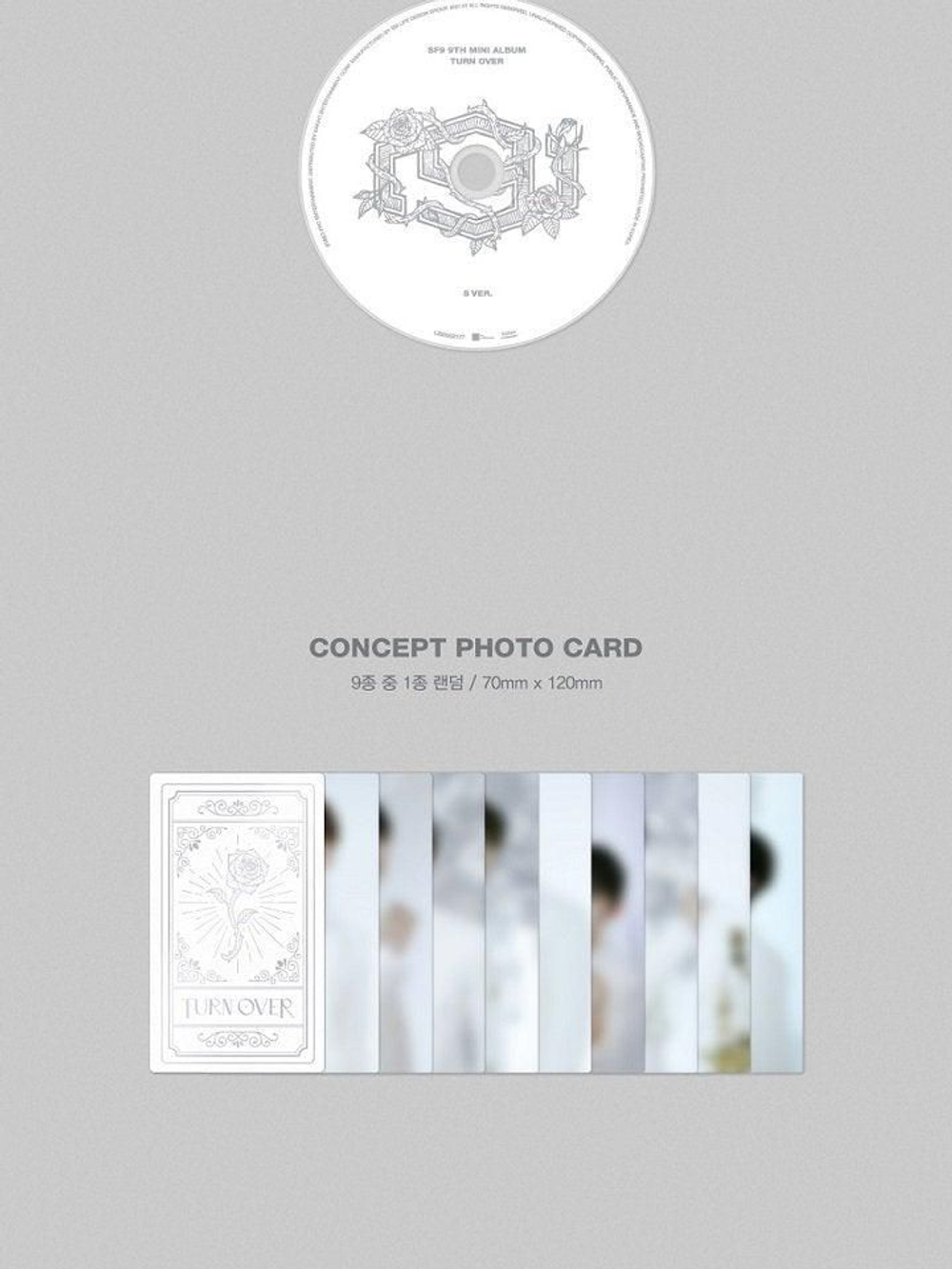Альбом SF9 - TURN OVER 9th Mini Album Special Edition 3 Version SET