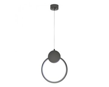 Подвесной светильник LED 10W 3100 - 4000K 15106N/S black glossy черный никель Loren Newport