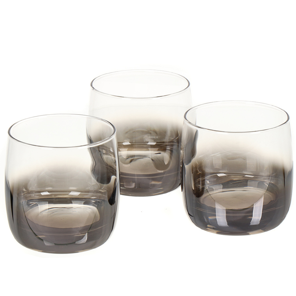 Стакан 310 мл, стекло, 6 шт, Glasstar, Шоколад Омбре, RNСHO_9370_3