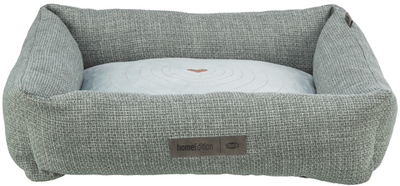 Лежак Viviana, прямоугольный с бортиком, 60 х 50 см, сине-серый