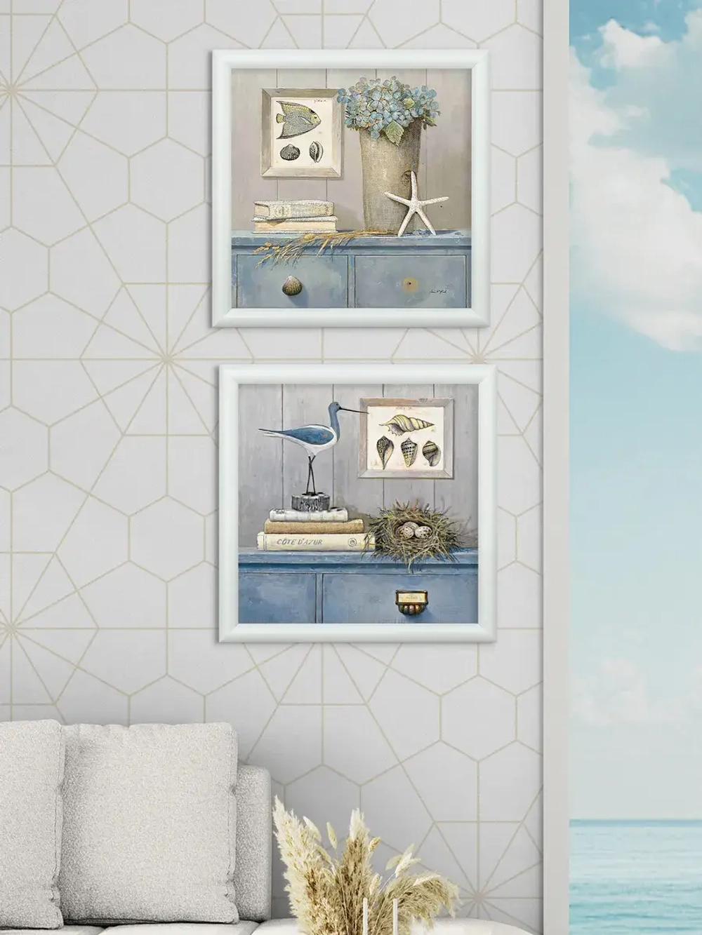 Картина на стену для интерьера на холсте 34*34 см