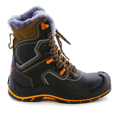 Ботинки с высоким берцем "PERFECT PROTECTION" ПУ-Нитрил с ПП нат. мех