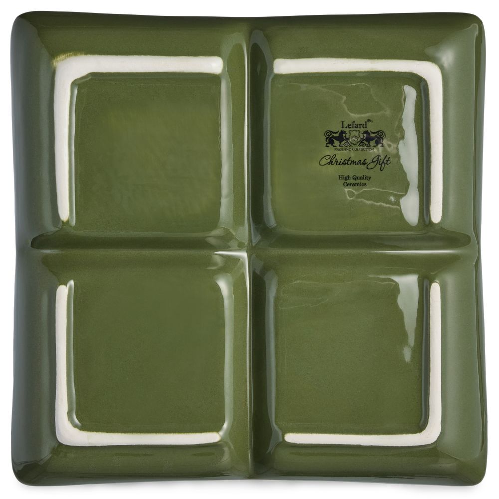 МЕНАЖНИЦА 4 СЕКЦИИ КОЛЛЕКЦИЯ "CHRISTMAS GIFT" 19*19*9,5 СМ