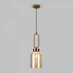 Подвесной светильник Eurosvet Flou 50229/1 янтарный