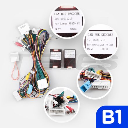 Комплект рамки с разъёмами 9" Lexus RX270, RX350 2009 - 2012 цветной с поддержкой меню(выпуклая) - Car-Smart 9634F2B1