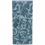 Коврик для сушки посуды 38*50см «Цветочный узор» бирюзовый