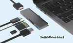 Переходник SwitchEasy SwitchDrive 6-in-1 Space Gray