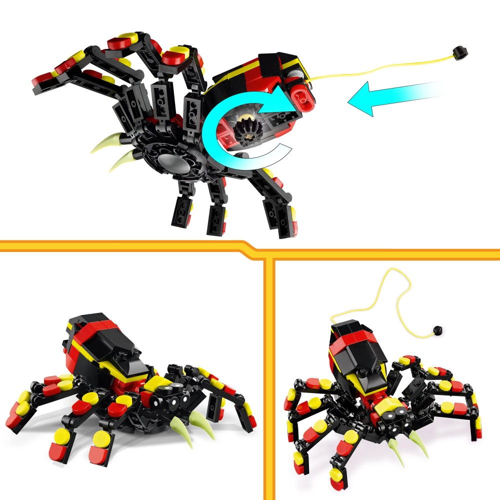 Конструктор LEGO Creator 31159 Невероятный паук 3 в 1 — фото 6