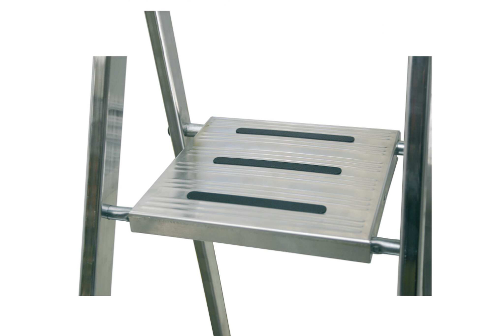 SAFETY Стремянка с большой полкой,6 ступеней,раб.высота 3.27м(126344)