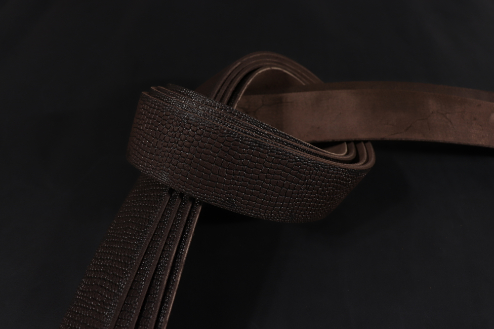 Ременная заготовка Темно коричневая + Плита Геккон