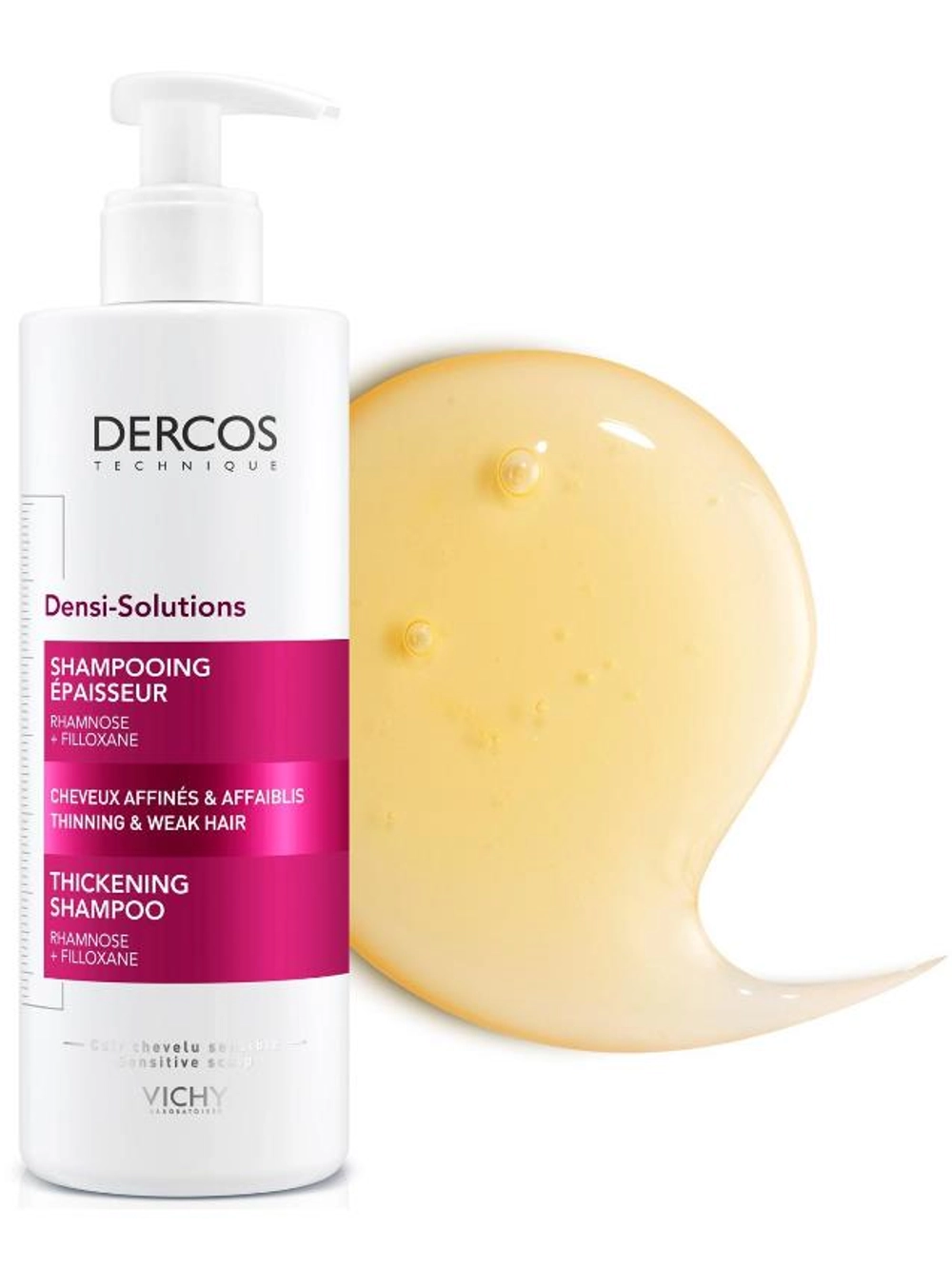 Шампунь уплотняющий для истонченных и ослабленных волос / Dercos Densi-Solutions 400 мл