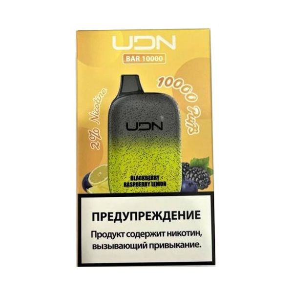 Купить Одноразовый Pod UDN BAR - Blackberry Raspberry Lemon (10000 затяжек)