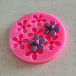 (Ликвидация) Молд Пятилистники мини 22 мм