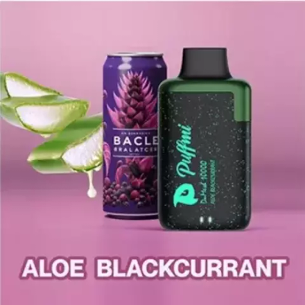 Puffmi Dumesh Aloe blackcurrant (Алоэ-чёрная смородина) 10000 затяжек 20мг Hard (2% Hard)