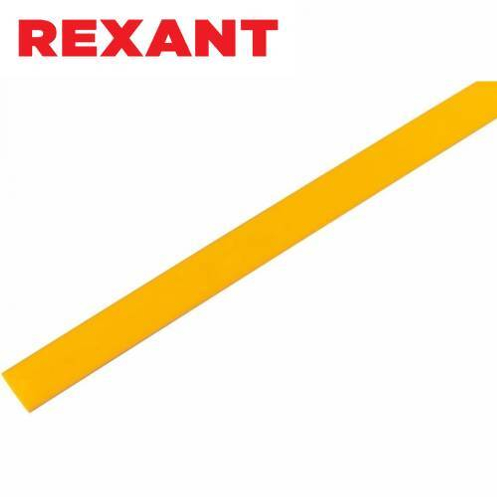 9,0/4,5 мм 1м термоусаживаемая трубка желтая Rexant/20-9002
