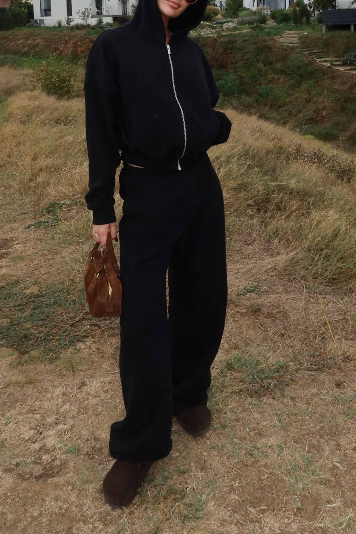 zip худи introvert, чёрный