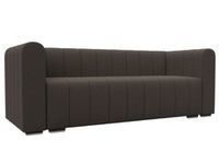 Диван прямой Лига-073 РОГОЖКА Амур 05 коричневый