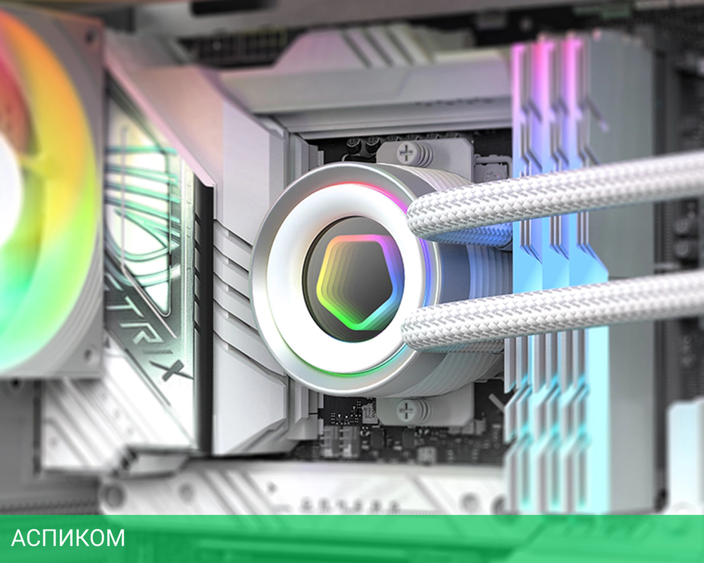 Система жидкостного охлаждения для процессора ID-Cooling FX360 INF White